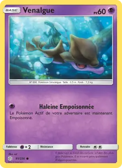 Carte Pokémon Venalgue