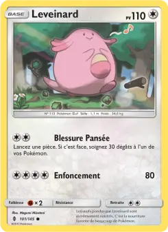 Photo carte Pokemon Leveinard Gardiens Ascendants 101/145