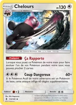 Carte Pokémon Chelours