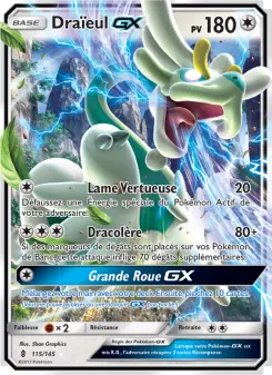 Carte Pokémon Draïeul GX