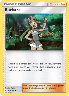Photo carte Pokemon Barbara Gardiens Ascendants 127/145