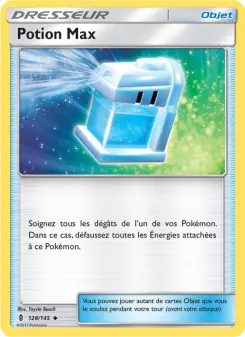 Carte Pokémon Potion Max