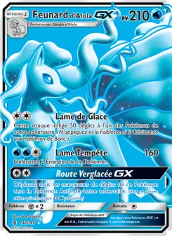 Carte Pokémon Feunard d’Alola GX