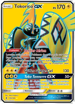 Photo carte Pokemon Tokorico GX Gardiens Ascendants 135/145