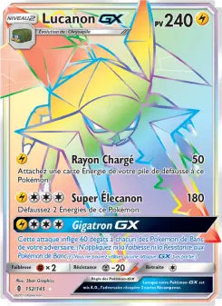 Carte Pokémon Lucanon GX