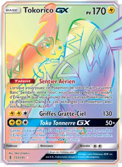 Carte Pokémon Tokorico GX