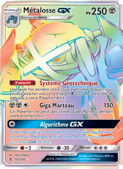 Carte Pokémon Métalosse GX
