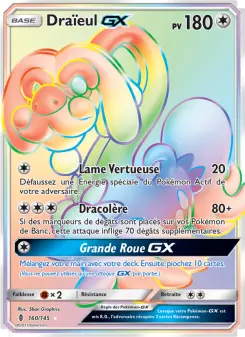 Carte Pokémon Draïeul GX