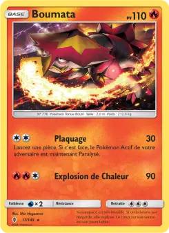 Photo carte Pokemon Boumata Gardiens Ascendants 17/145