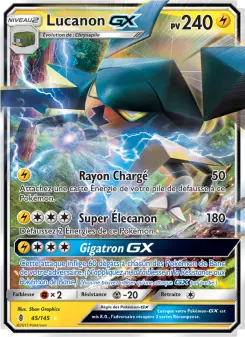 Carte Pokémon Lucanon GX