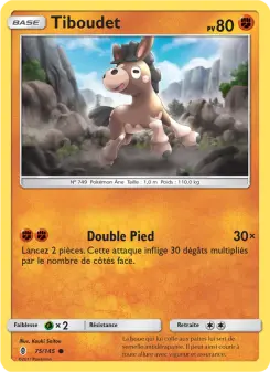 Carte Pokémon Tiboudet