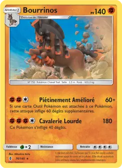 Carte Pokémon Bourrinos