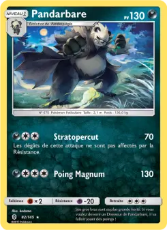 Carte Pokémon Pandarbare