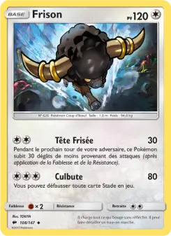 Carte Pokémon Frison