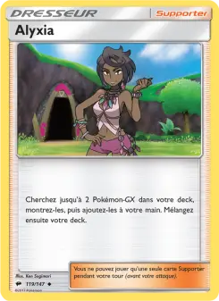 Photo carte Pokemon Alyxia Ombres Ardentes 119/147