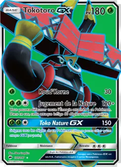 Carte Pokémon Tokotoro GX