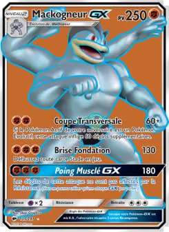 Photo carte Pokemon Mackogneur GX Ombres Ardentes 135/147
