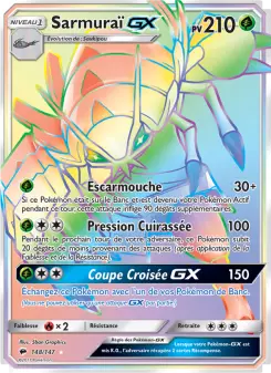 Carte Pokémon Sarmuraï GX