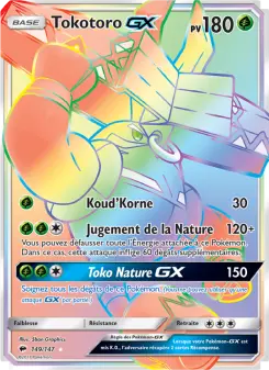 Carte Pokémon Tokotoro GX