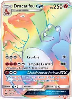Carte Pokémon Dracaufeu GX