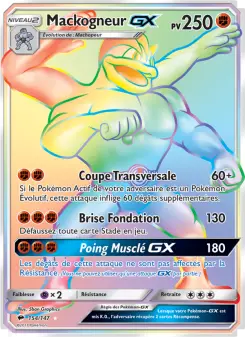 Carte Pokémon Mackogneur GX