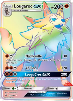 Carte Pokémon Lougaroc GX
