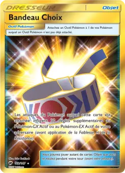 Photo carte Pokemon Bandeau Choix Ombres Ardentes 162/147