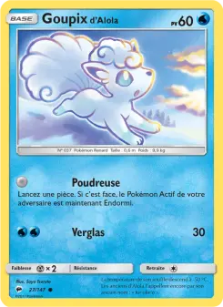 Carte Pokémon Goupix d’Alola