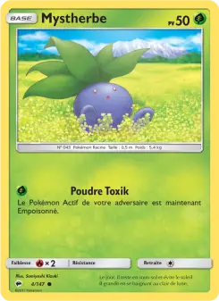 Photo carte Pokemon Mystherbe Ombres Ardentes 4/147
