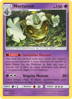 Photo carte Pokemon Noctunoir Ombres Ardentes 53/147