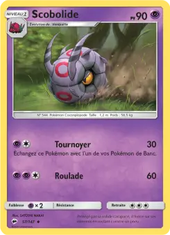 Carte Pokémon Scobolide