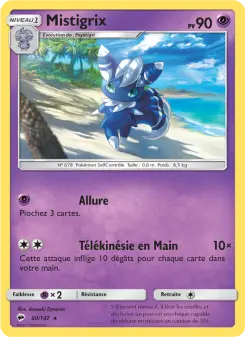 Carte Pokémon Mistigrix