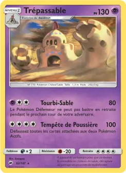 Carte Pokémon Trépassable