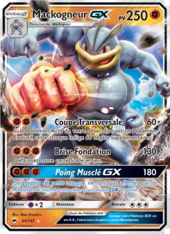 Photo carte Pokemon Mackogneur GX Ombres Ardentes 64/147