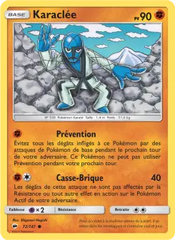 Carte Pokémon Karaclée