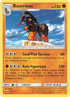 Carte Pokémon Bourrinos