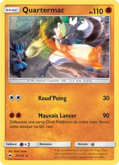 Carte Pokémon Quartermac