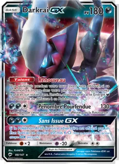 Carte Pokémon Darkrai GX