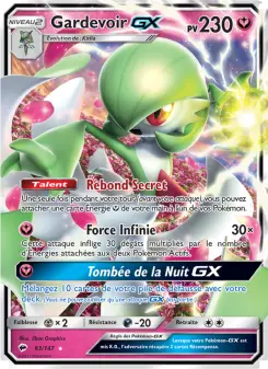Photo carte Pokemon Gardevoir GX Ombres Ardentes 93/147