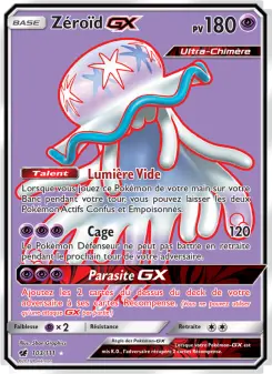 Carte Pokémon Zéroïd GX