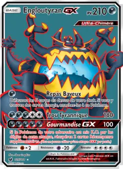 Carte Pokémon Engloutyran GX