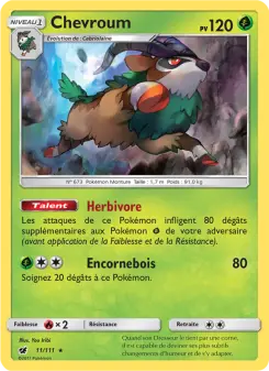 Carte Pokémon Chevroum