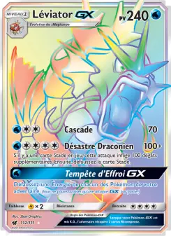 Carte Pokémon Léviator GX