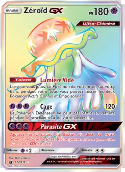 Carte Pokémon Zéroïd GX