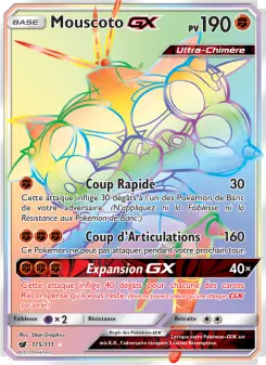 Carte Pokémon Mouscoto GX