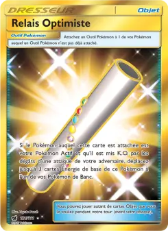 Photo carte Pokemon Relais Optimiste Invasion Carmin 121/111