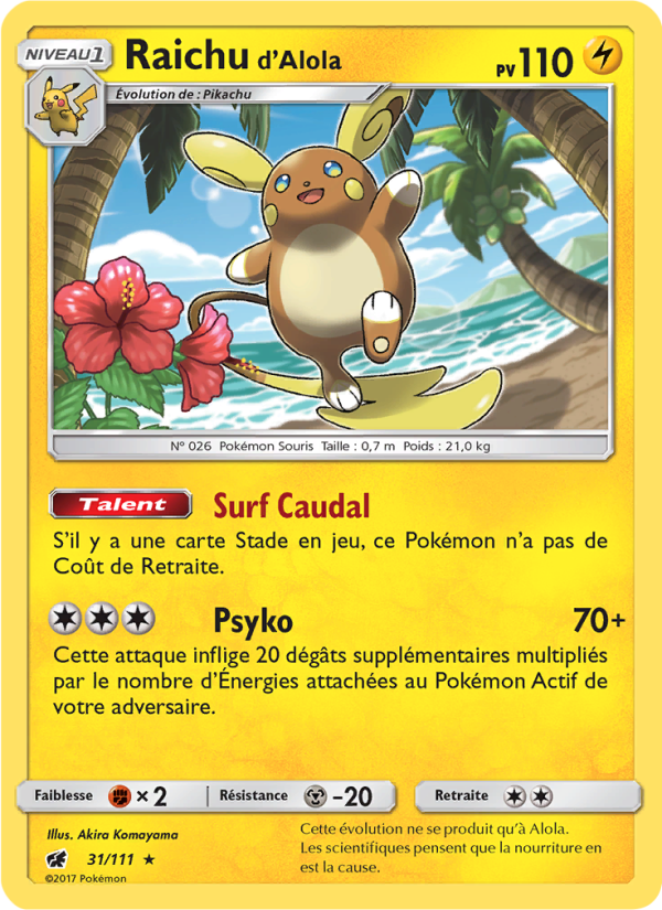 Raichu d’Alola