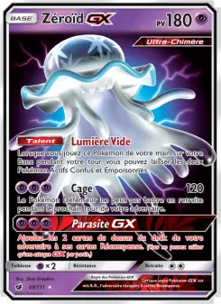 Carte Pokémon Zéroïd GX
