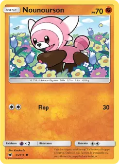 Carte Pokémon Nounourson