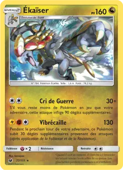 Carte Pokémon Ékaïser